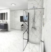 Товар: Душевая перегородка Ceruttispa Pick 90 10378 профиль Черный матовый стекло узор матовый с прозрачным арт-PICK T90B - фото 8 Душевая перегородка Ceruttispa Pick 90 10378 профиль Черный матовый стекло узор матовый с прозрачным арт-PICK T90B — фото 8, Душевые перегородки