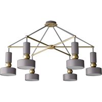 Люстра Maytoni Modern Void Серая арт-MOD030PL-06GR — фото 2, Люстры