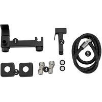 Гигиенический душ со смесителем Frap Черный матовый арт-F7504-6 — фото 7, Гигиенические души