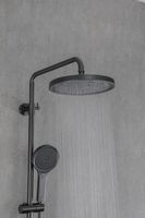 Душевая система Gappo с термостатом Оружейная сталь арт-G2495-79 — фото 3, Душевые стойки