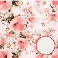 Фреска Ortograf Цветы 5919 Фактура флок FLK Флизелин (2,7*2,7) Розовый/Зеленый, Цветы/Живопись арт-5919 (флок FLK) — фото 1, Фрески