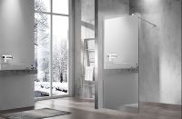 Душевая перегородка Vincea Walk-In 90 профиль Хром стекло зеркальное арт-VSW-1H900MR — фото 3, Душевые перегородки