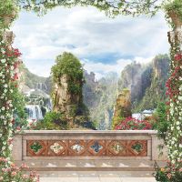 Товар: Фреска Ortograf Горы 5352 Фактура флок FLK Флизелин (2,7*2,7) Зеленый/Голубой, Горы/Цветы/Пейзаж арт-5352 (флок FLK) - фото 2 Фреска Ortograf Горы 5352 Фактура флок FLK Флизелин (2,7*2,7) Зеленый/Голубой, Горы/Цветы/Пейзаж арт-5352 (флок FLK) — фото 2, Фрески