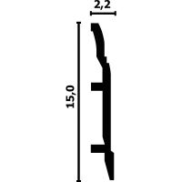 Товар: Плинтус Перфект 2000x150x22 мм арт-P63 - фото 3 Плинтус Перфект 2000x150x22 мм арт-P63 — фото 3, Плинтуса напольные