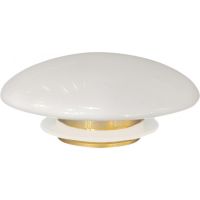 Накладка для донного клапана Abber Белая арт-AC0014 — фото 2, Комплектующие для душевого оборудования