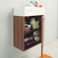 Тумба под раковину Aquaton Эклипс 45 подвесная Эбони темный арт-1A172701EK560 — фото 4, Тумбы под раковину