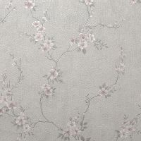 Обои Solo Sakura Винил на флизелине (1,06*10) Серый/Розовый, Цветы арт-SL8666-25 — фото 1, Обои для стен