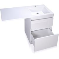 Тумба под раковину Style Line Даллас 120 Белая арт-СС-00000388 — фото 2, Тумбы под раковину