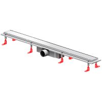 Душевой лоток AM.PM PrimeFlow 90 с решеткой Хром матовый / под плитку Tile арт-W02SC-U11-090-04SB — фото 3, Душевые лотки