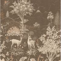 Панно LOYMINA British Style Forest Винил на флизелине (1*3) Коричневый, Природа/Животные арт-BRIT1 010 — фото 1, Обои для стен