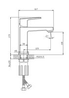 Смеситель для раковины Splenka Хром арт-S01.10 — фото 3, Смесители для раковины