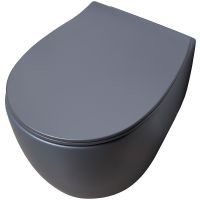 Унитаз Allen Brau Fantasy подвесной Антрацит без сиденья арт-4.11004.AN — фото 2, Подвесные унитазы