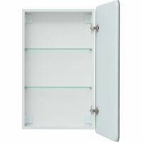 Зеркальный шкаф Aquanet Оптима 50 с подсветкой Белый арт-311859 — фото 5, Зеркальные шкафы в ванную