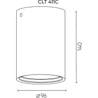 Потолочный светильник Crystal Lux Белый арт-CLT 411C WH-WH — фото 2, Точечные светильники