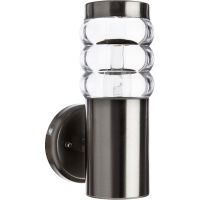 Настенный светильник Artelamp Portica Прозрачный Сталь арт-A8381AL-1SS — фото 1, Уличное освещение