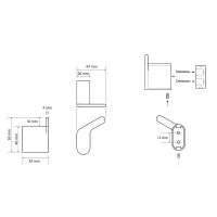 Крючок Bemeta Organic Black Черный матовый арт-167106190 — фото 2, Крючки для полотенец