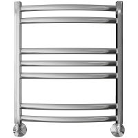 Водяной полотенцесушитель Aquatek Лугано П7 500x600 Хром арт-AQ DOC0760CH — фото 5, Водяные полотенцесушители