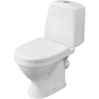 Товар: Унитаз компакт Santeri Соната с бачком и сиденьем арт-1.P201.2.S00.00B.F - фото 1 Унитаз компакт Santeri Соната с бачком и сиденьем арт-1.P201.2.S00.00B.F — фото 1, Напольные унитазы