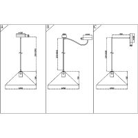 Подвесной светильник Maytoni Modern Basic colors Серый арт-MOD167PL-01GR — фото 7, Подвесные светильники