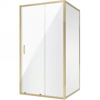 Душевой уголок Niagara Nova 90х70 профиль Холодное золото стекло прозрачное арт-NG-42-9AG-A70G — фото 1, Прямоугольные душевые уголки