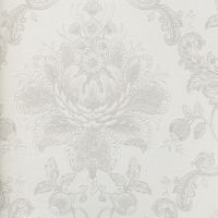 Обои Alessandro Allori Provasi Винил на флизелине (1,06*10) Белый/Серый, Дамаск арт-2509-4 — фото 1, Обои для стен