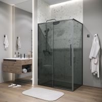 Душевой уголок Grossman Galaxy 100х70 профиль Графит сатин стекло тонированное арт-120.K33.01.1070.42.10 — фото 1, Прямоугольные душевые уголки