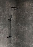 Душевая система Ravak 10° Free с термостатом Черная матовая арт-X070160 — фото 3, Душевые стойки