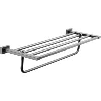 Полка для полотенец Belz B904 Вороненая сталь арт-B90424 — фото 1, Полки для полотенец