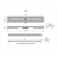 Товар: Душевой лоток Berges B1 Antik 900 с решеткой Хром глянец арт-091027 - фото 9 Душевой лоток Berges B1 Antik 900 с решеткой Хром глянец арт-091027 — фото 9, Душевые лотки