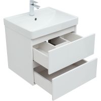 Тумба с раковиной Aquanet Вега 60 подвесная Белый глянец арт-308319 — фото 8, Тумбы с раковиной