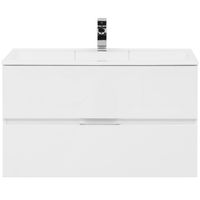 Комплект мебели для ванной Aquanet Алвита 90 подвесной Белый арт-237349 — фото 2, Комплекты мебели для ванной