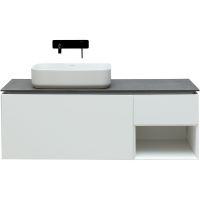 Тумба под раковину Allen Brau Infinity 120 L подвесная Белая матовая арт-1.21006.WM — фото 3, Тумбы под раковину