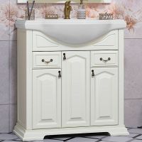 Тумба под раковину Opadiris Риспекто 80 Слоновая кость арт-00-00006022 — фото 1, Тумбы под раковину