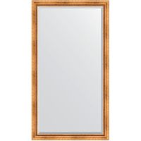 Зеркало Evoform Exclusive Floor 201х111 с фацетом в багетной раме - Римское золото 88 мм арт-BY 6157 — фото 1, Зеркала в ванную комнату