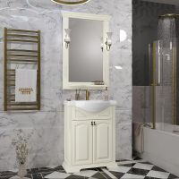 Товар: Зеркало Opadiris Риспекто 65 Слоновая кость с выключателем арт-00-00007056 - фото 4 Зеркало Opadiris Риспекто 65 Слоновая кость с выключателем арт-00-00007056 — фото 4, Зеркала в ванную комнату