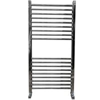 Водяной полотенцесушитель Ника Modern ЛМ 2 100x40 Хром 18 перекладин арт-ЛМ 2 100/40 с вентилями — фото 1, Водяные полотенцесушители