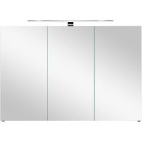 Зеркальный шкаф Orans BC-4023-1000 с подсветкой Матовый графитовый арт-40231000З — фото 1, Зеркальные шкафы в ванную