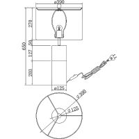 Настольная лампа Maytoni Table Floor Bianco Белая Латунь арт-Z030TL-01BS — фото 6, Настольные лампы