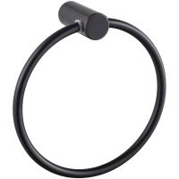 Кольцо для полотенец Haiba Черное матовое арт-HB8404-7 — фото 1, Полотенцедержатели