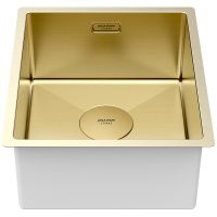 Кухонная мойка Paulmark Next 38 Uni Светлое золото арт-PM213844-LG — фото 2, Кухонные мойки