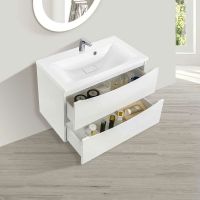 Тумба под раковину Vincea Mia 80 подвесная G.White арт-VMC-2MA800GW — фото 4, Тумбы под раковину