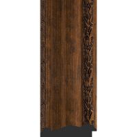 Зеркало Evoform Octagon 73х73 в багетной раме - Состаренная бронза с орнаментом 120 мм арт-BY 3860 — фото 2, Зеркала в ванную комнату