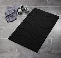 Коврик для ванной комнаты Ridder La Ola 60x90 Черный арт-729310 — фото 1, Коврики для ванной комнаты