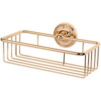 Полка корзина TW Bristol Светлое золото арт-TWBR527gold — фото 1, Полки для ванной и душа