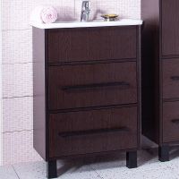 Тумба под раковину Бриклаер Чили 60 Венге арт-4627125415142 — фото 2, Тумбы под раковину