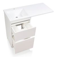 Тумба под раковину Style Line Даллас Люкс Plus 110 Белая арт-СС-00002347 — фото 2, Тумбы под раковину