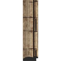 Зеркало Evoform Octagon 73x93 в багетной раме - Серебряный бамбук 73 мм арт-BY 7128 — фото 2, Зеркала в ванную комнату