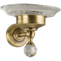 Мыльница Migliore Amerida Бронза с кристаллом Swarovski арт-16556 — фото 1, Мыльницы