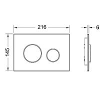 Инсталляция Tece Profil для подвесного унитаза с клавишей смыва Хром глянцевый арт-K440921 — фото 7, Инсталляции для унитазов