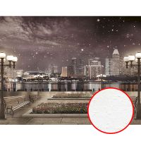 Фреска Ortograf Небоскребы 34145 Фактура бархат FX Флизелин (3,5*2,7) Бежевый/Серый, Город арт-34145 (бархат FX) — фото 1, Фрески